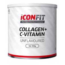 ICONFIT uztura bagātinātājs Hidrolizētais kolagēns ar C vitamīnu, 300g